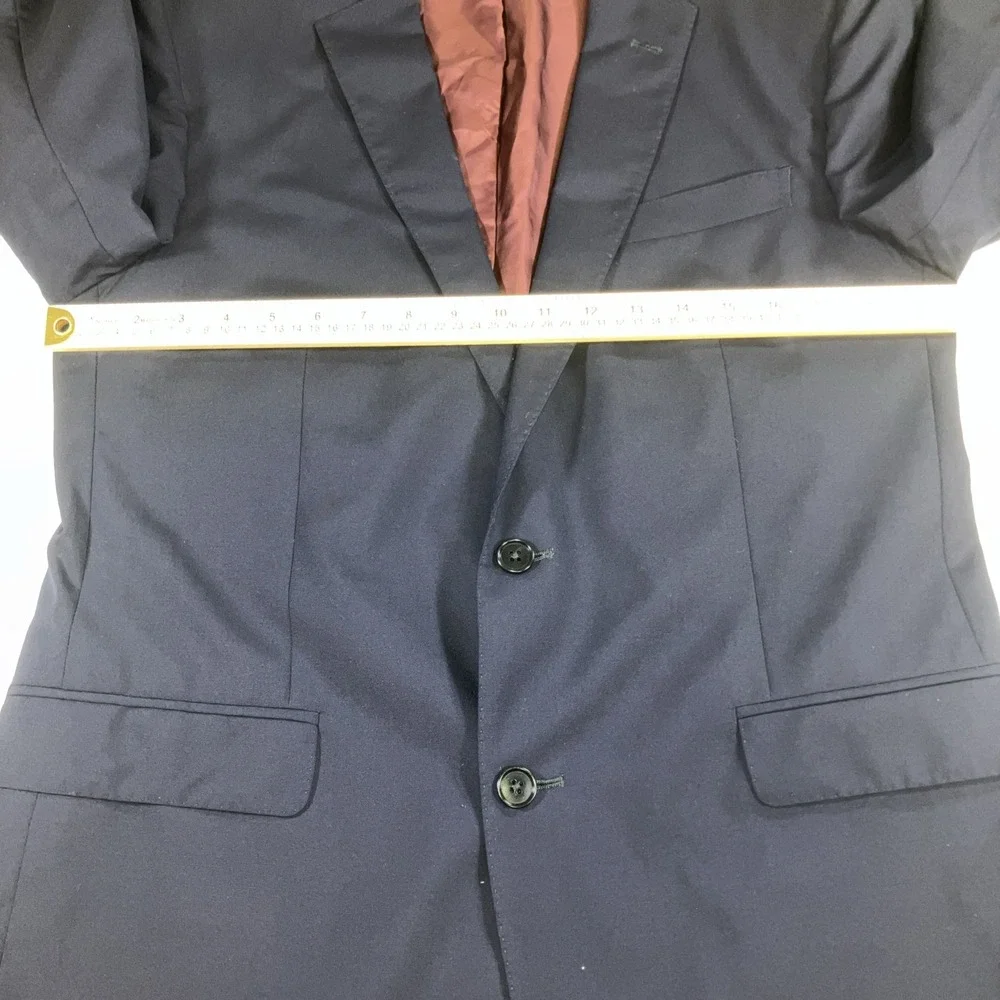 Brooks Brothers Brooksgate Blazer Mens 42R Navy Wool Vitale Barberis Canonico